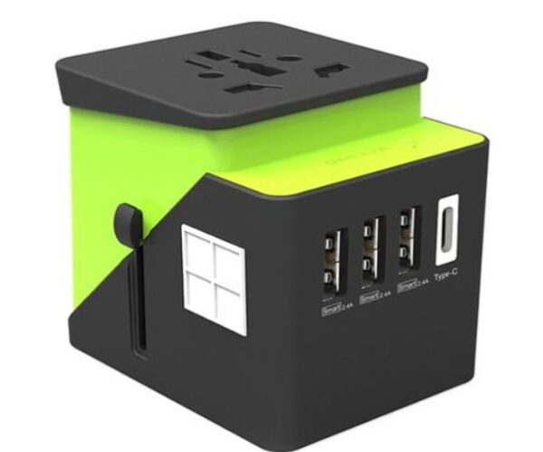 3 USB  1 Typc C International Power Adapter For Europe, UK, China, Australia, Japan And More 200 Countries - Image 4