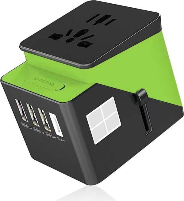 3 USB  1 Typc C International Power Adapter For Europe, UK, China, Australia, Japan And More 200 Countries - Image 7